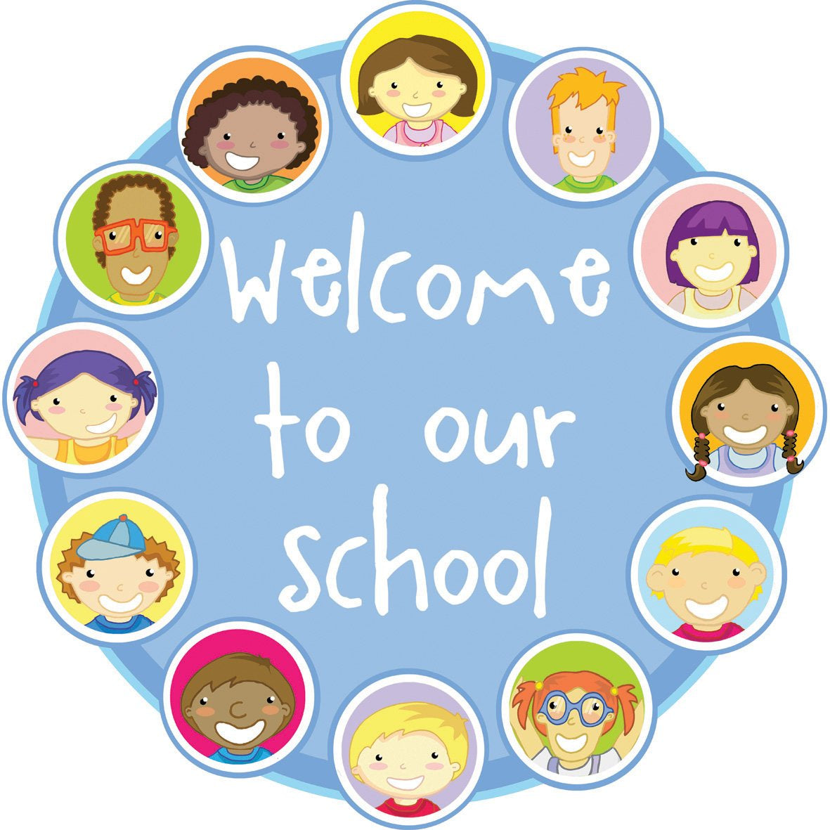 Children-Welcome-Sign-(Circular)-350mm-
