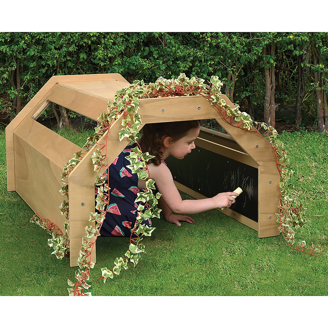 Outdoor Wooden Discovery Tunnel
