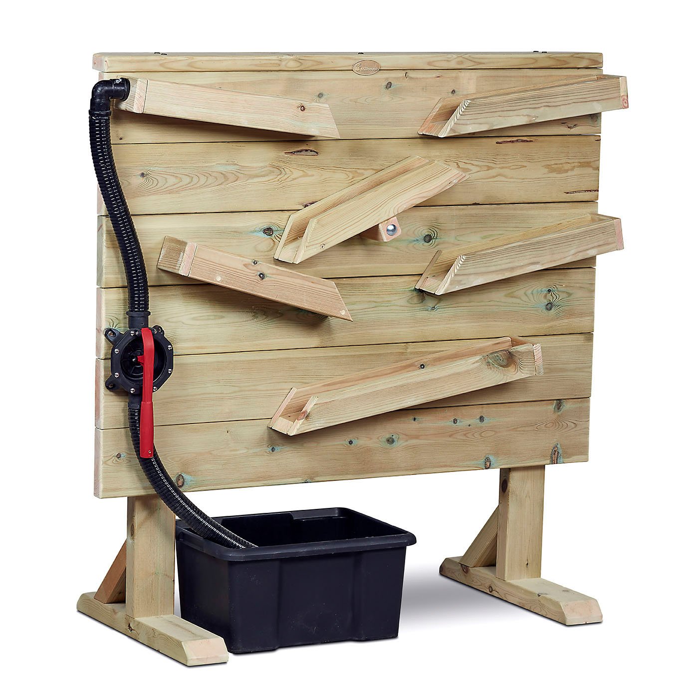 Wooden Channelling Water Wall