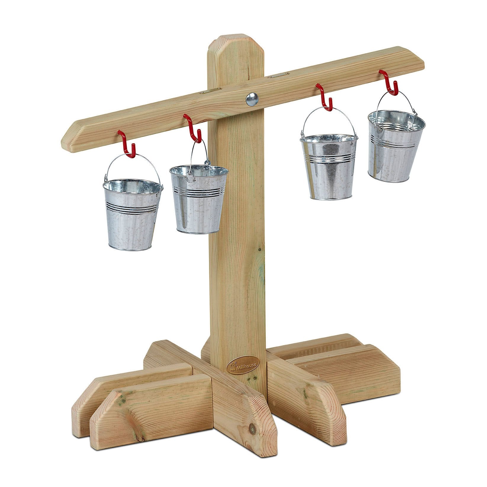 Outdoor Wooden Balance Scales