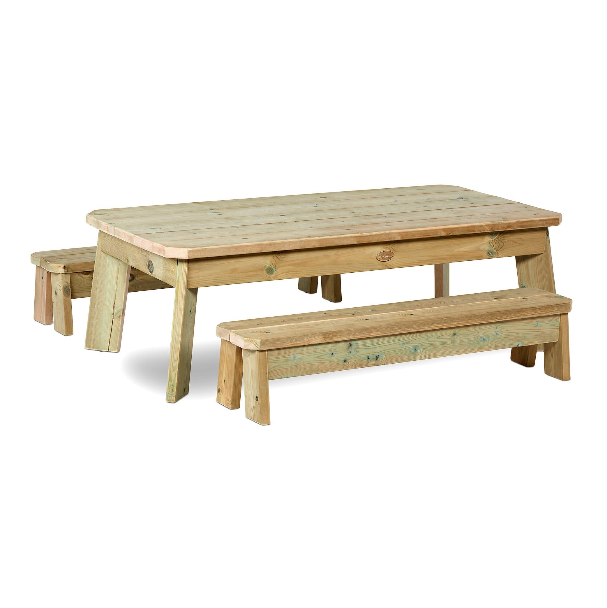 Rectangular Table and Bench Set (Toddler)