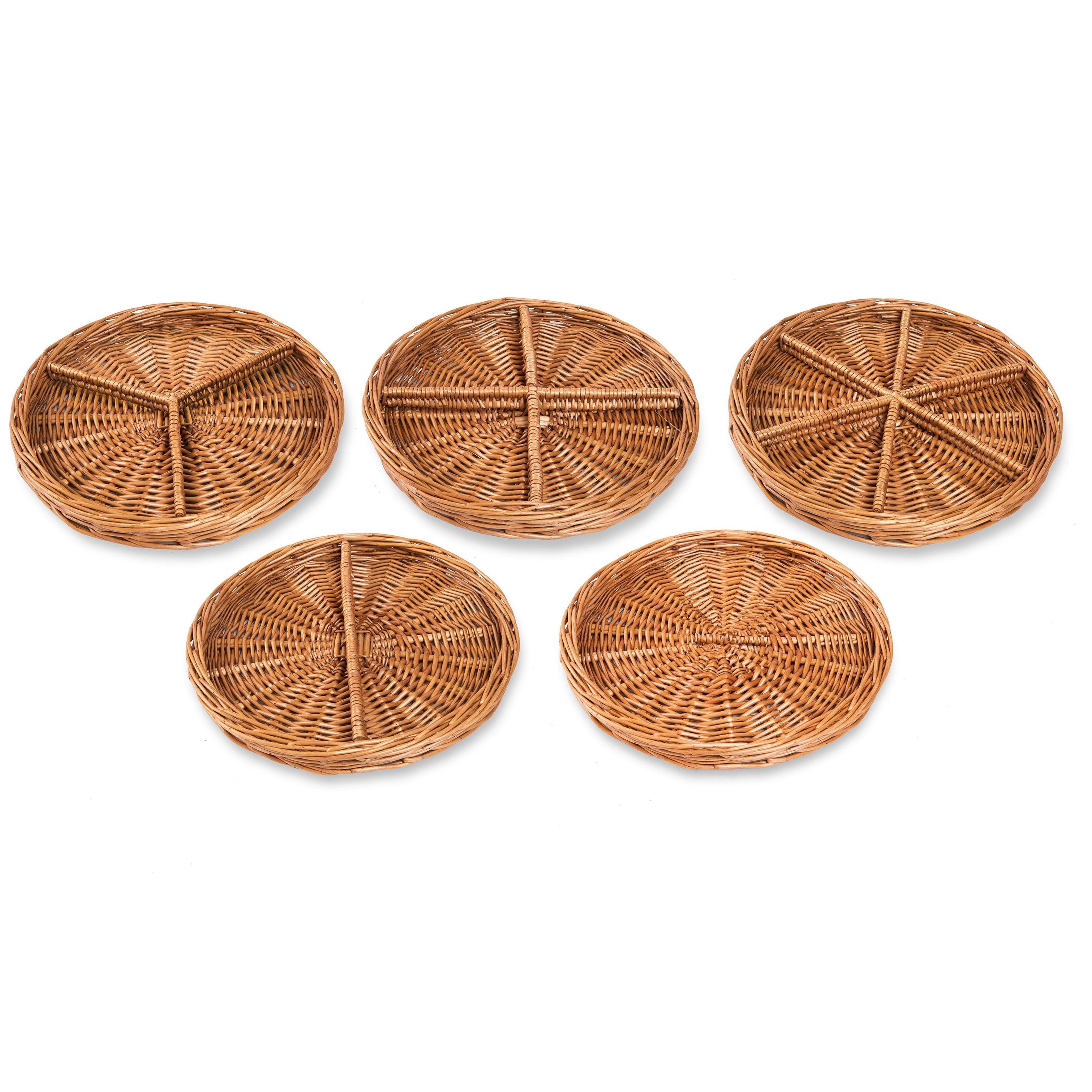 Wicker Sorting Baskets pk 5