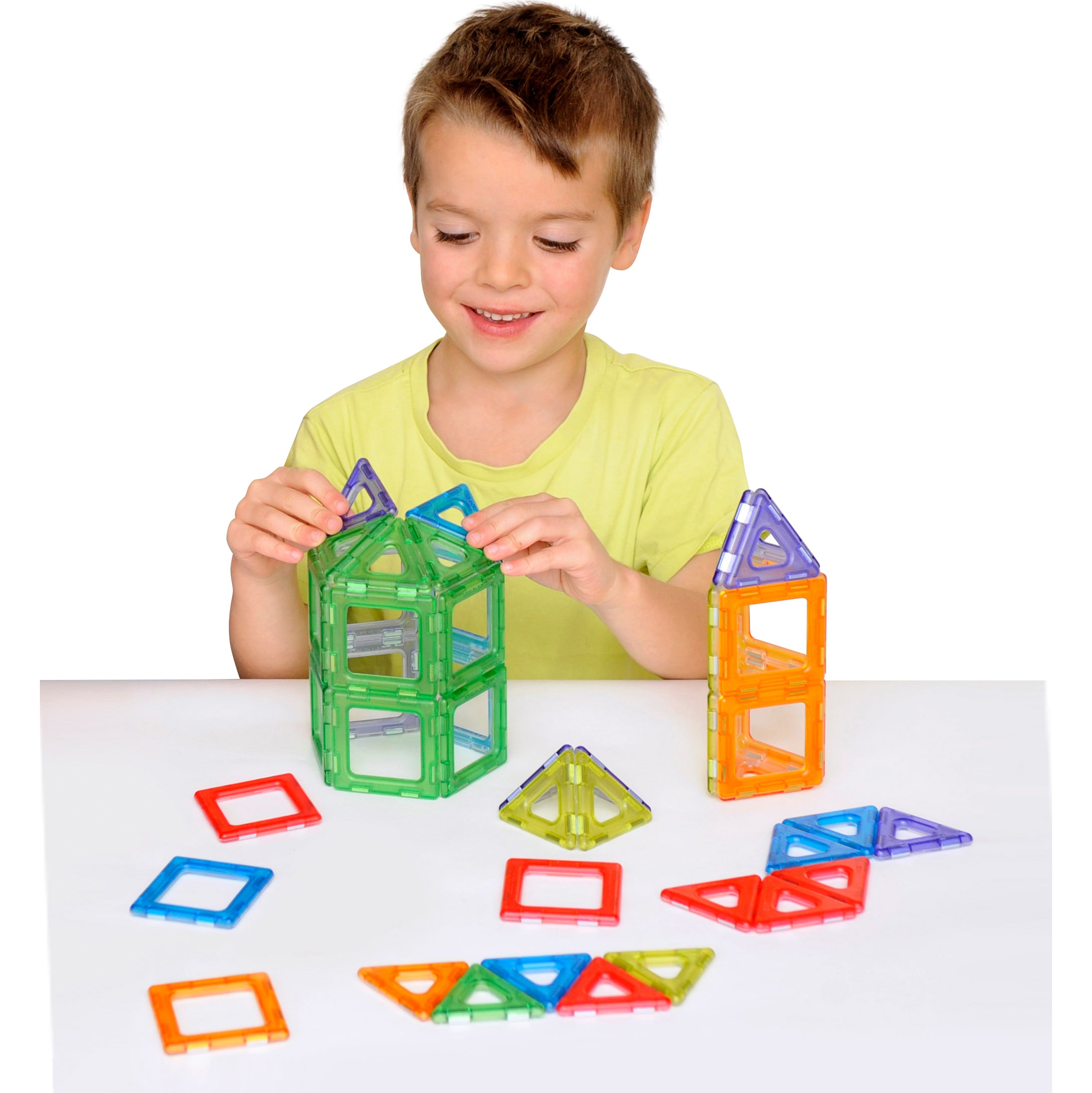 Translucent Magnetic Polydron pk 64