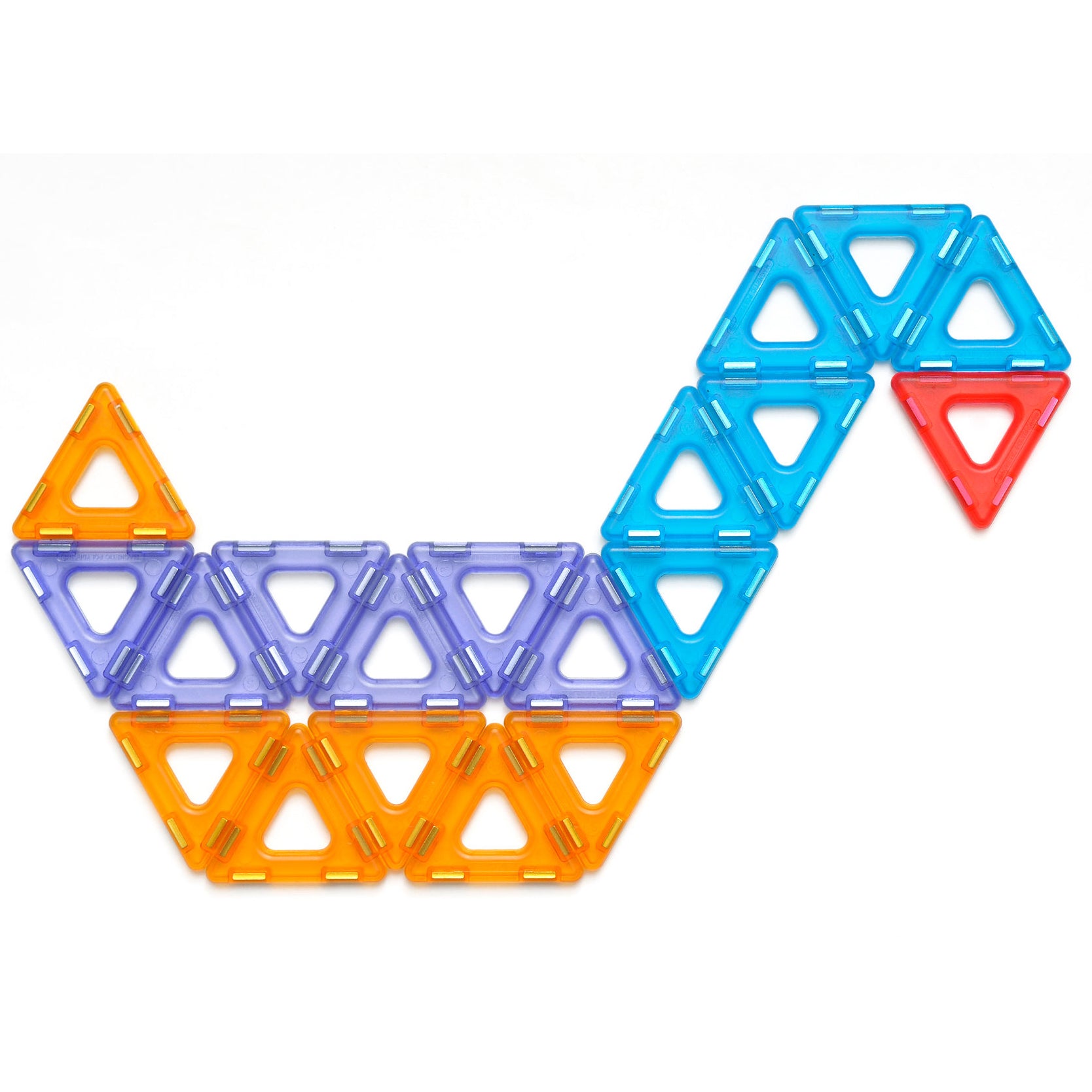 Translucent Magnetic Polydron pk 64