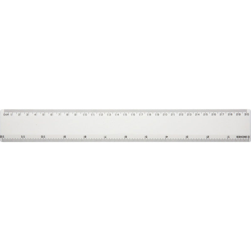 Shatter-Resistant-Ruler-(White)-30cm-pk-50