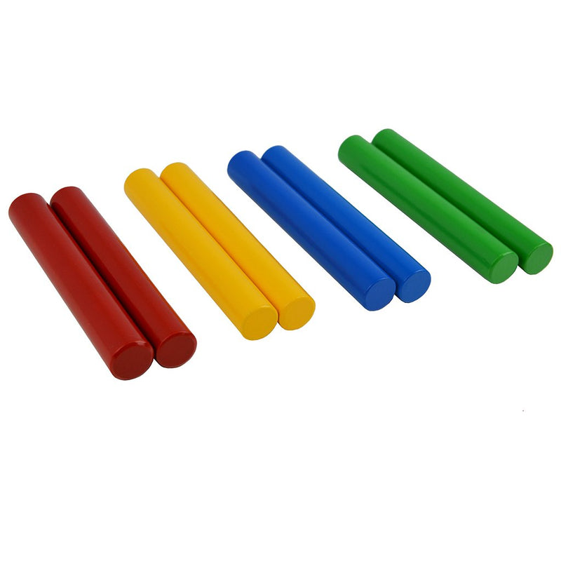 Coloured Wooden Claves pk 30 
