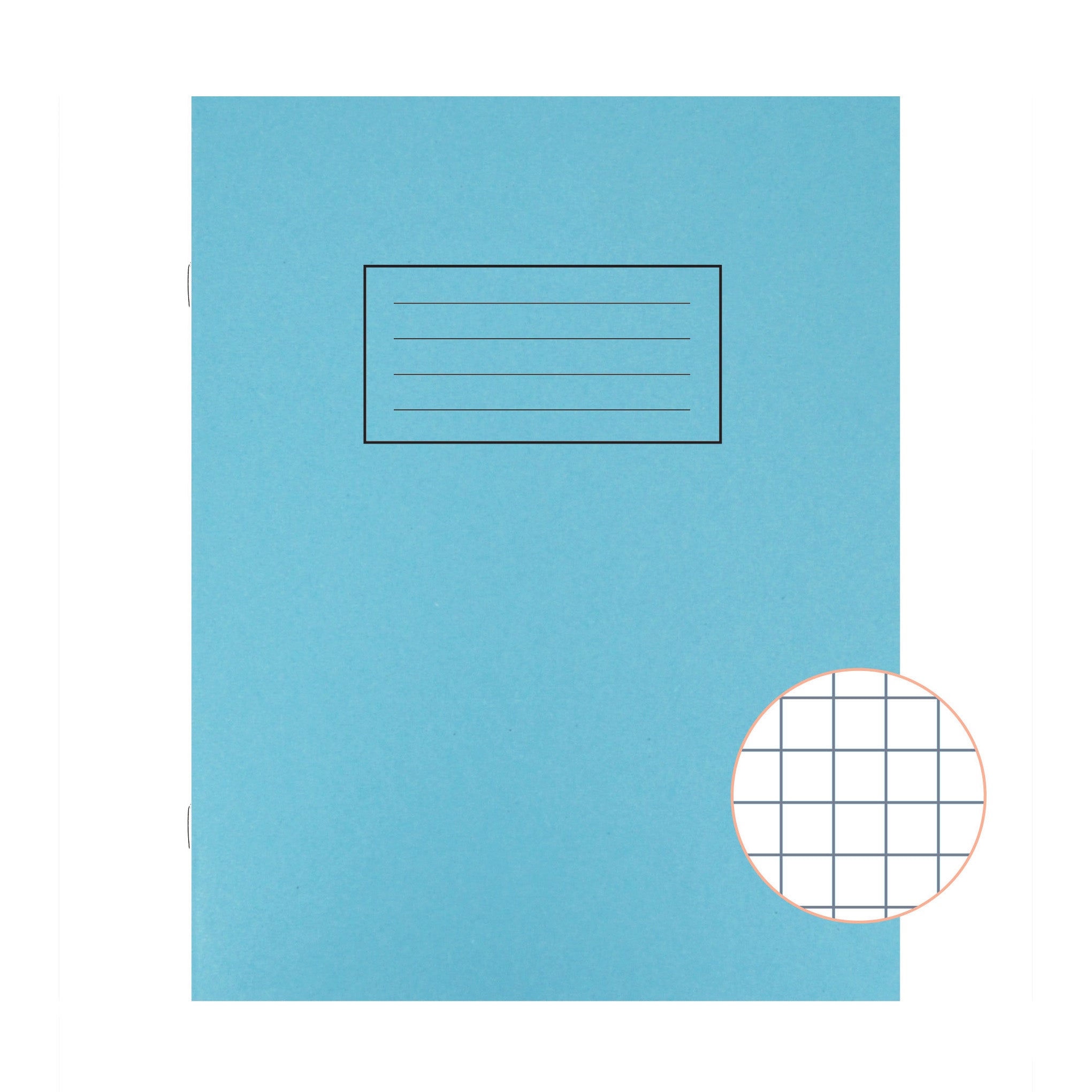 Exercise Books - 7mm Squares 9x7 Blue pk 40