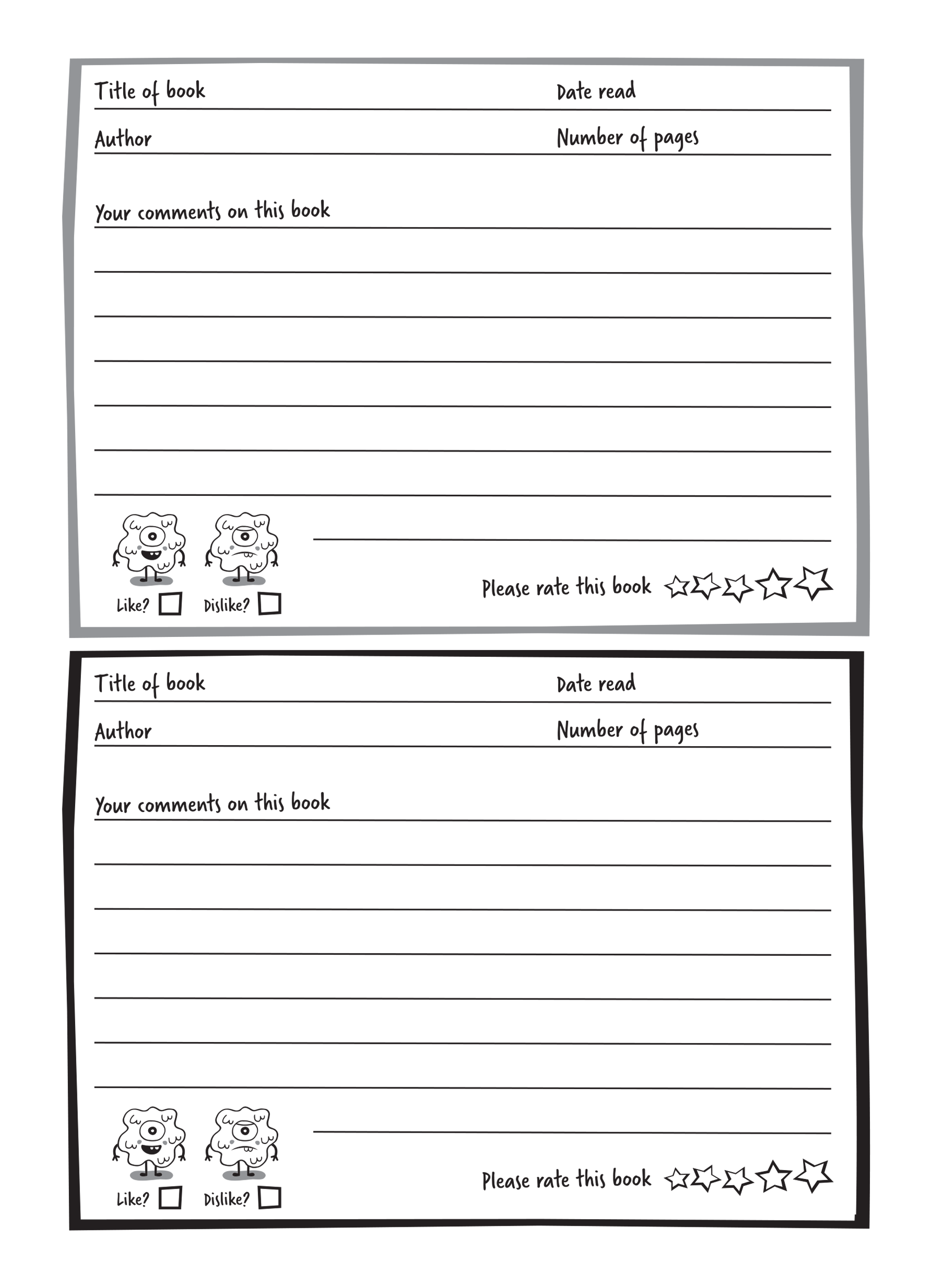 Reading Record KS2 pk 30