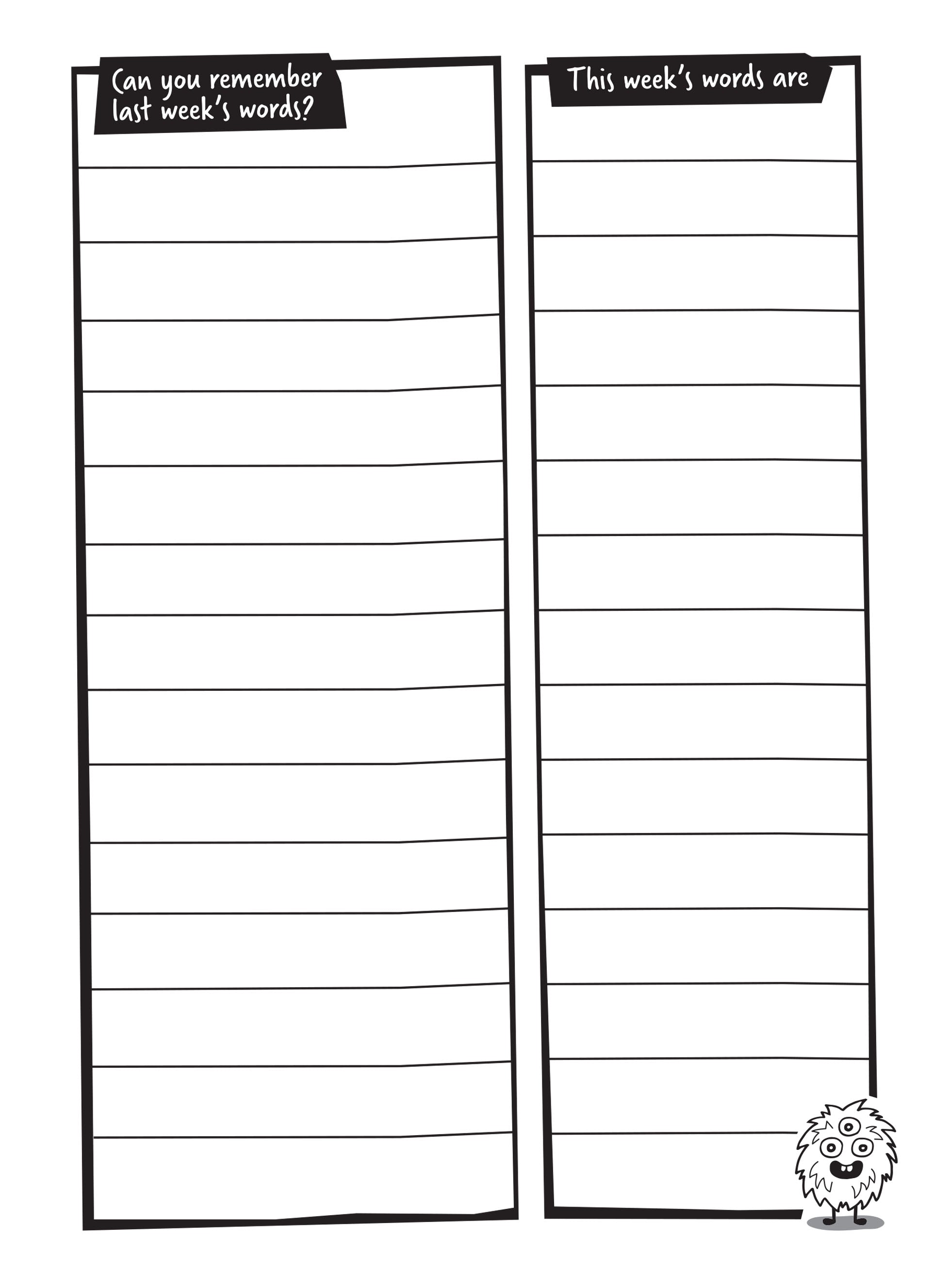 A5 Children's Spelling Book pk 30