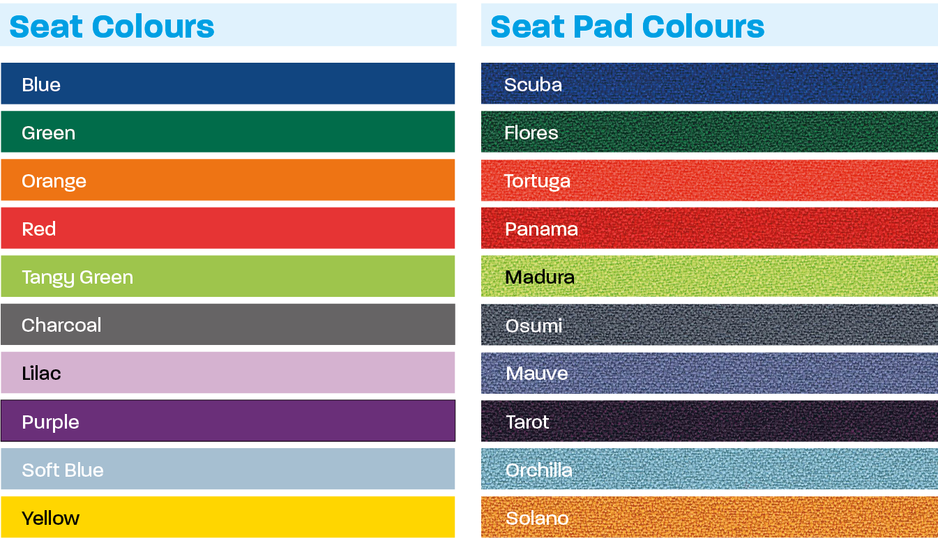 ST Classroom Chair with Seat Pad (430mm)