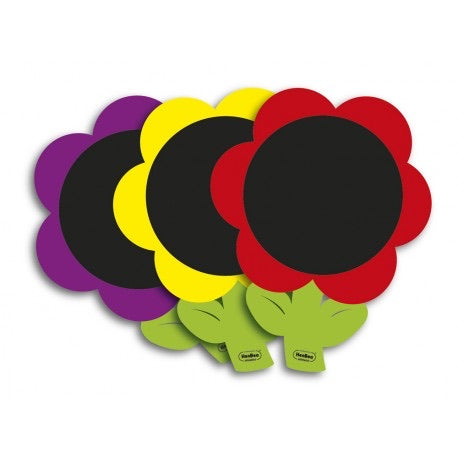 Giant Flower Chalkboards pk 3