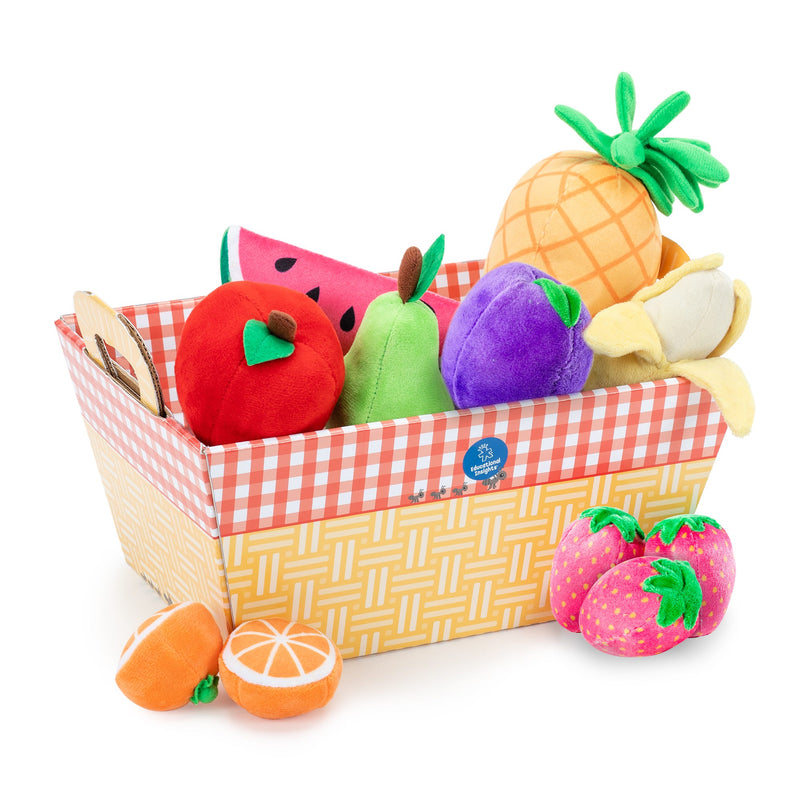 Plush Fruit Basket pk 11