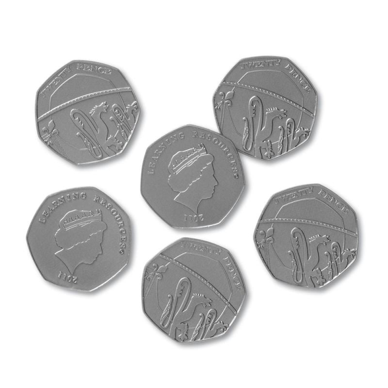 Role Play Money - 20p Coins pk 100