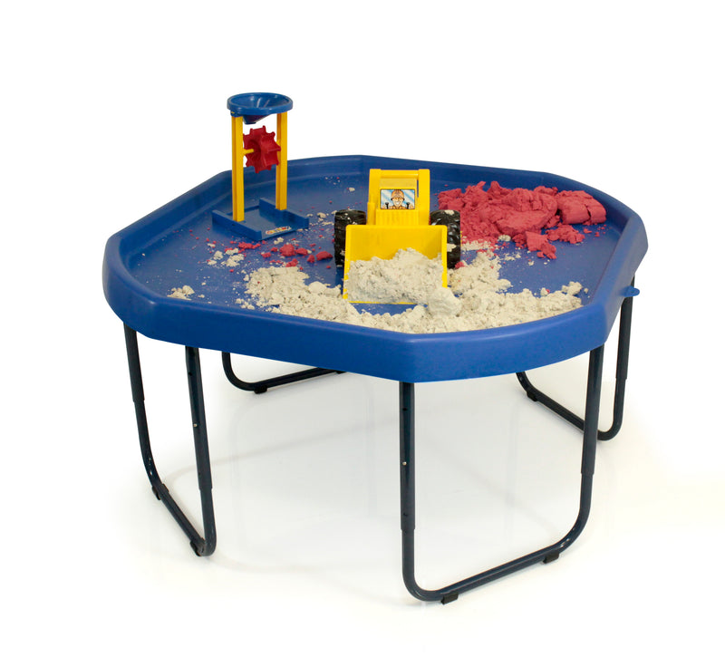 Blue Tuff Tray and Stand