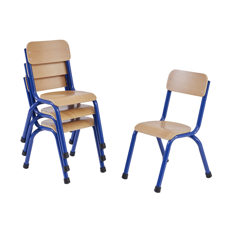 Milan Chair 350mm - Blue pk 4