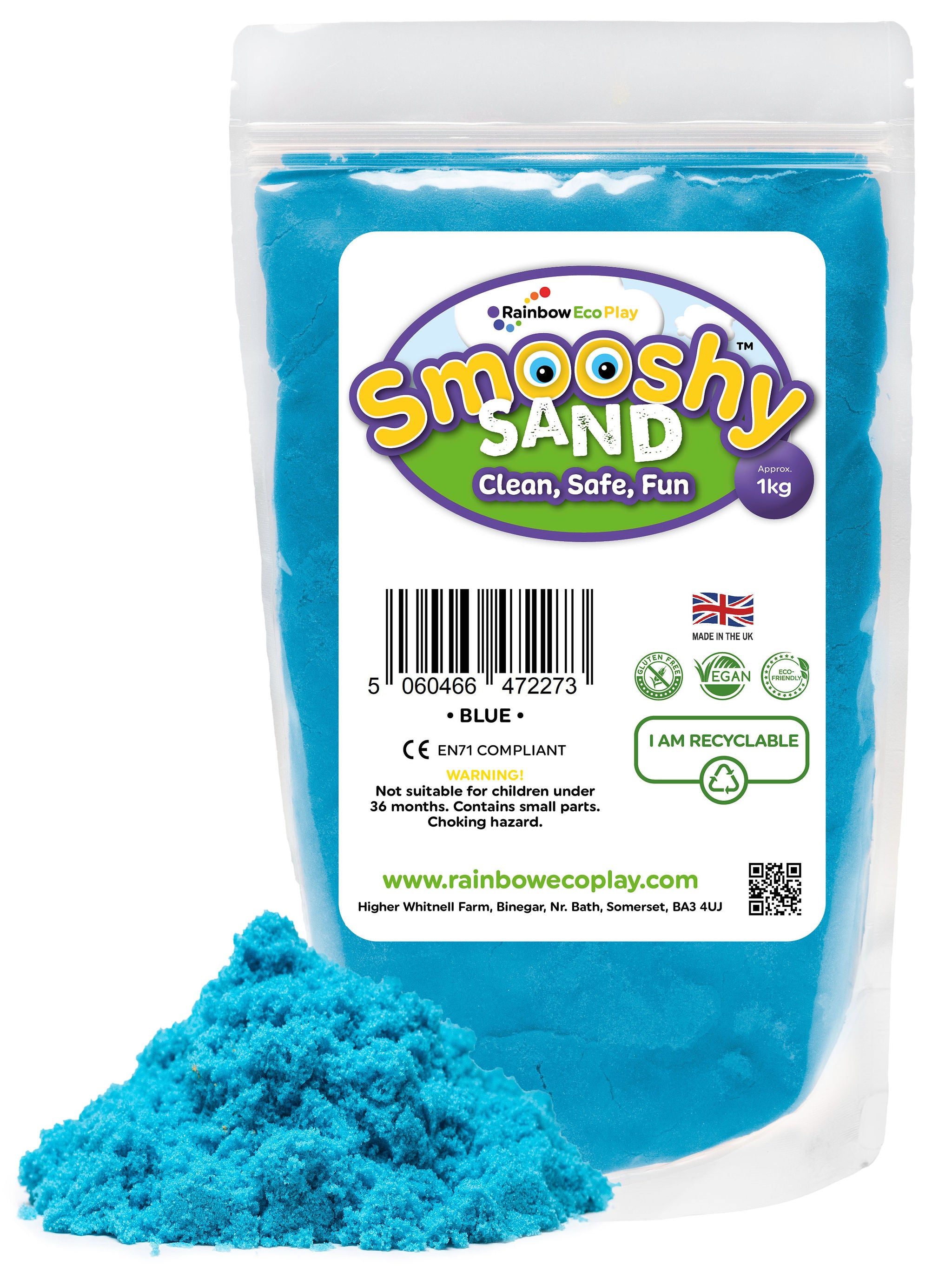 Smooshy Sand Pouch 1kg - Blue – Springboard Supplies