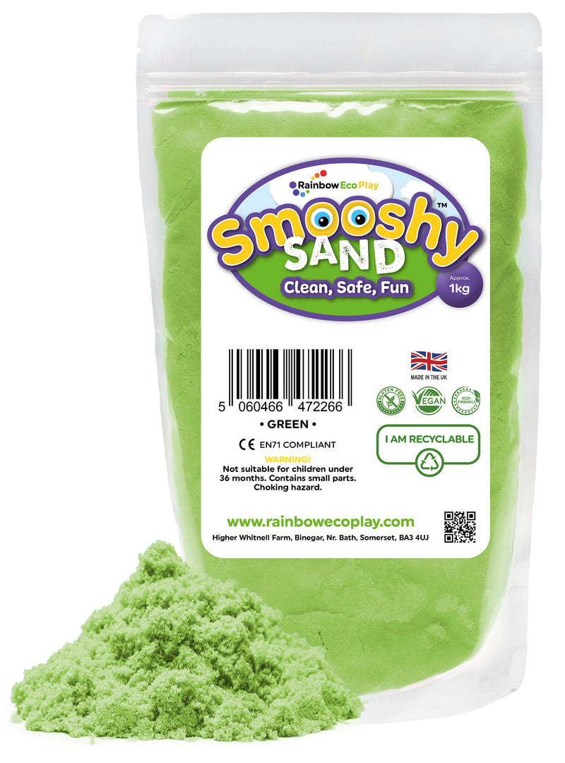 Smooshy Sand Pouch 1kg - Green