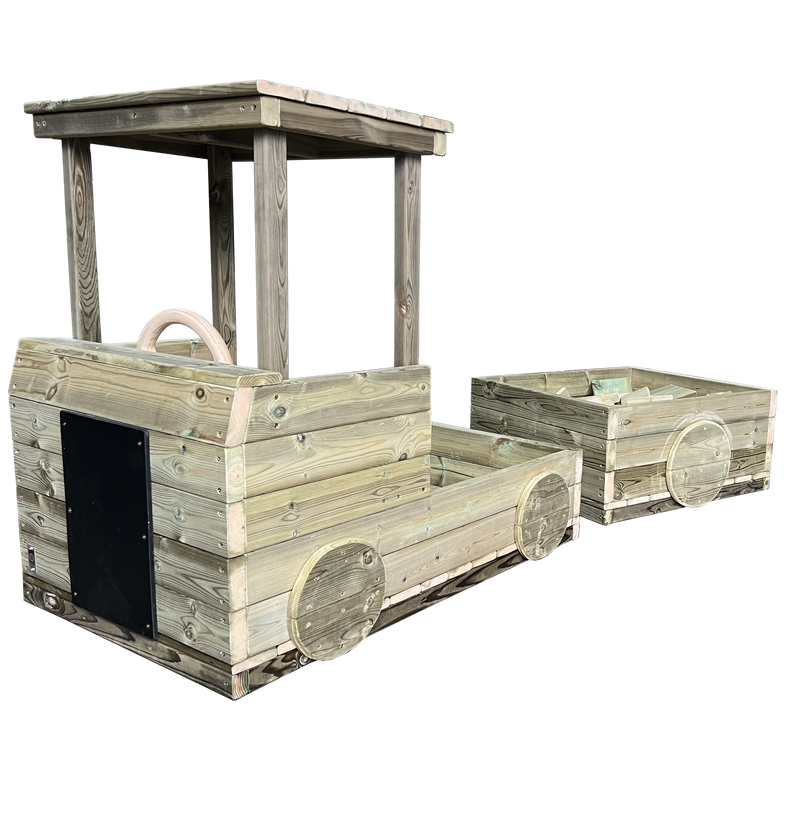 Wooden Truck and Trailer