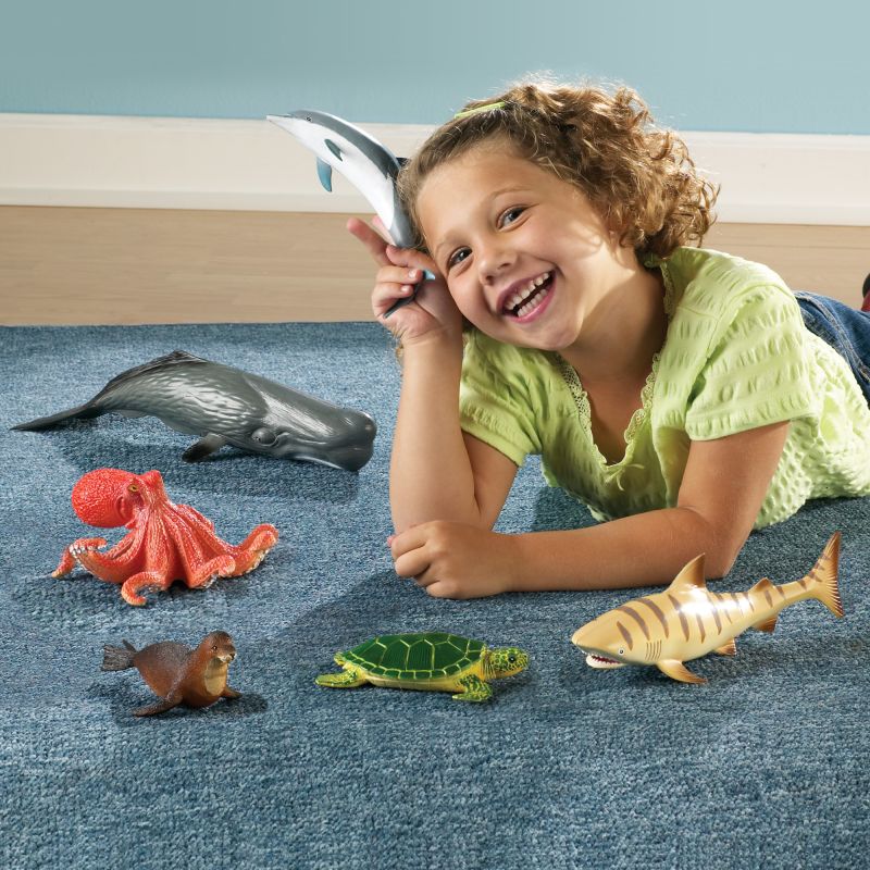 Jumbo Ocean Animals pk 6