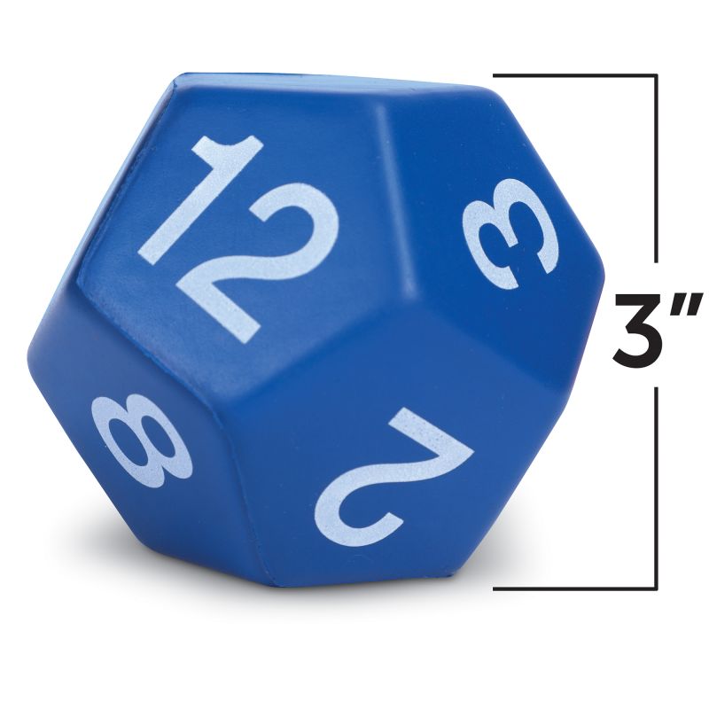 Jumbo Foam Polyhedral Dice pk5