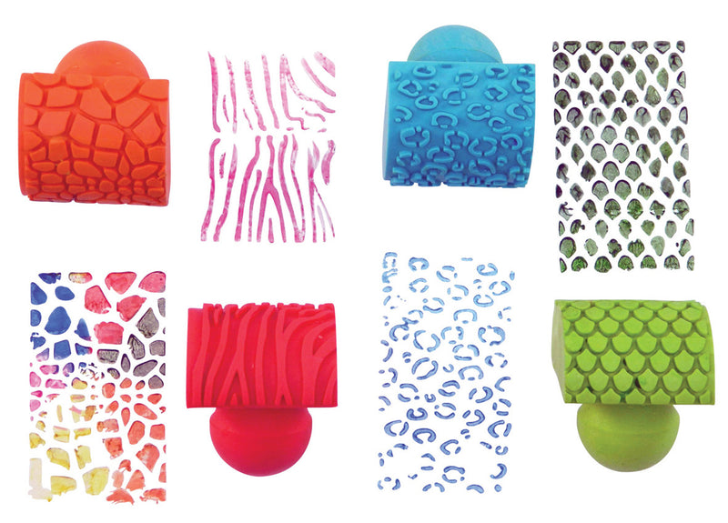 Animal Print Rocker Stampers pk 4