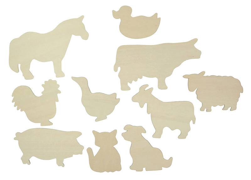 Farm Animal Drawing Templates pk 10