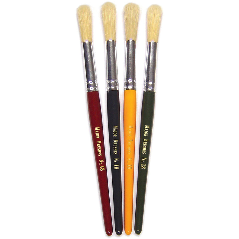 Chunky Paint Brushes - Round pk 30