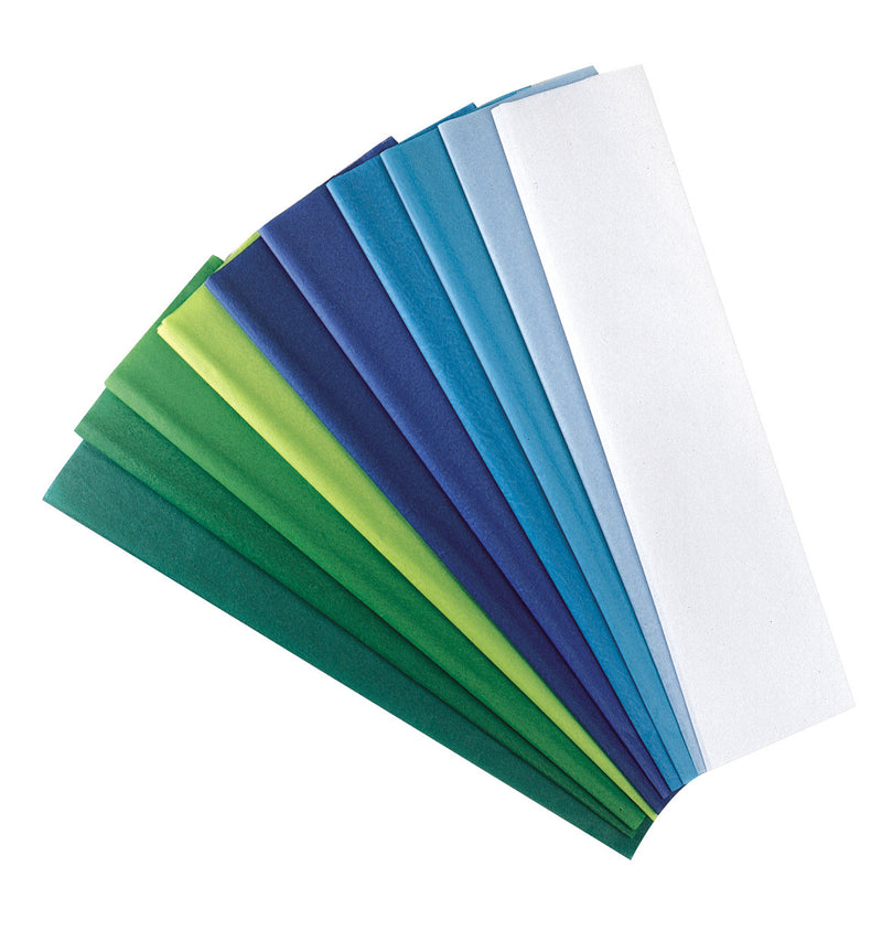 Tissue Paper Assortment - Cool pk 20