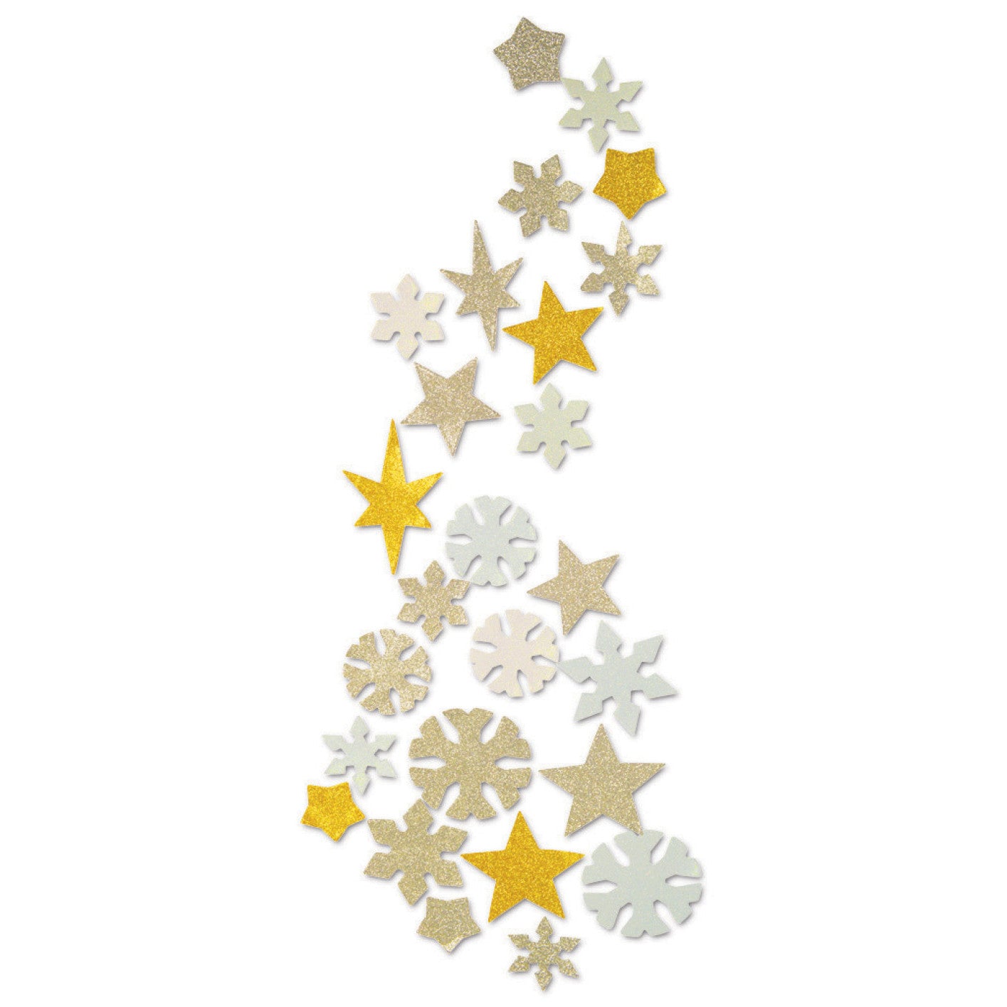 Glitter Snowflakes & Stars pk 104 – Springboard Supplies