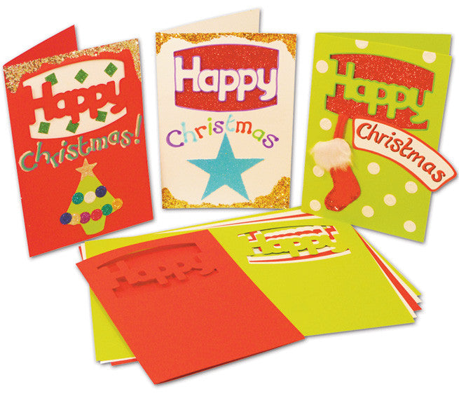 Happy Christmas Cards pk 30
