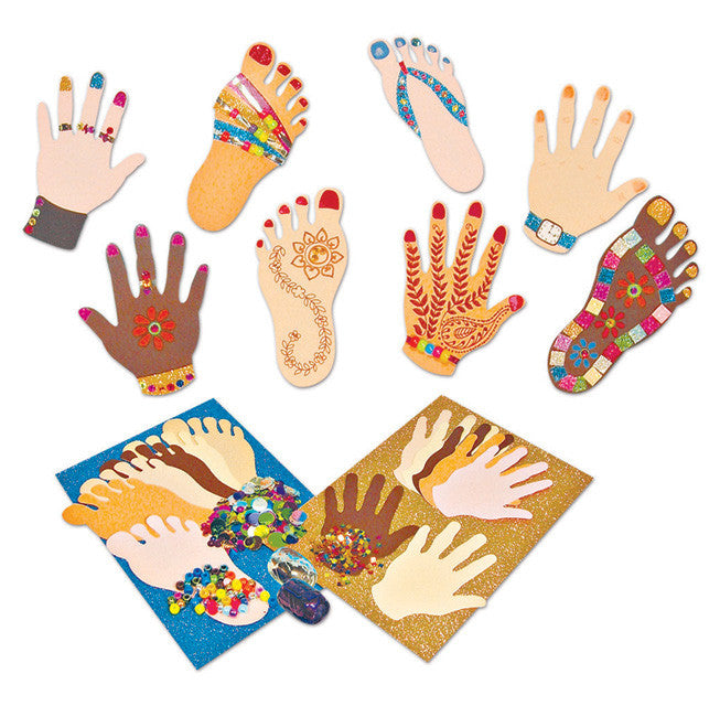 Multicultural Hands & Feet pk 32