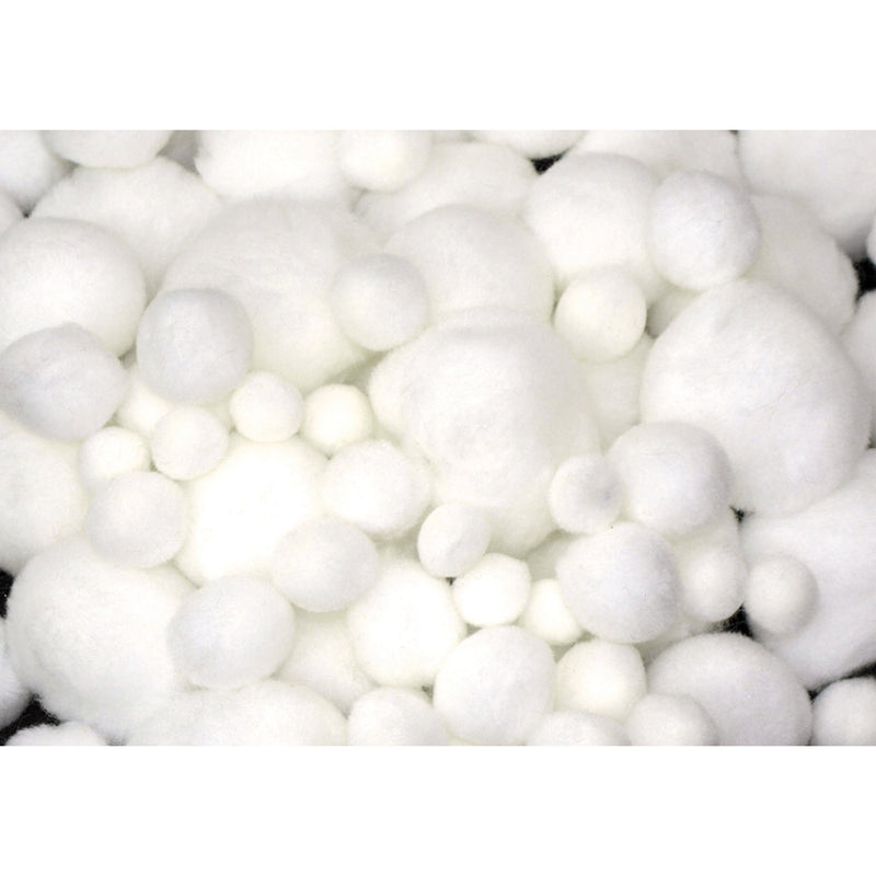 Snowball Pom Poms pk 100