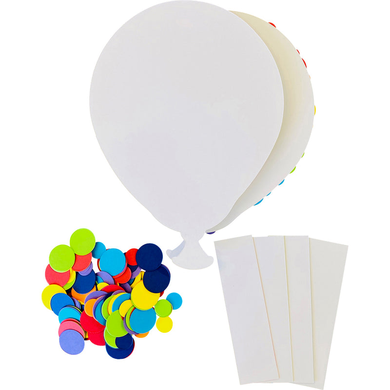 HomeCraftz Rainbow Card Balloons Craft Kit pk 2