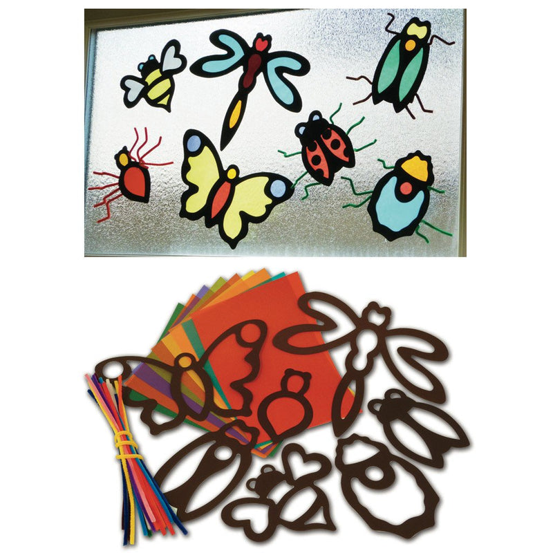 Stained Glass Bugs pk 35