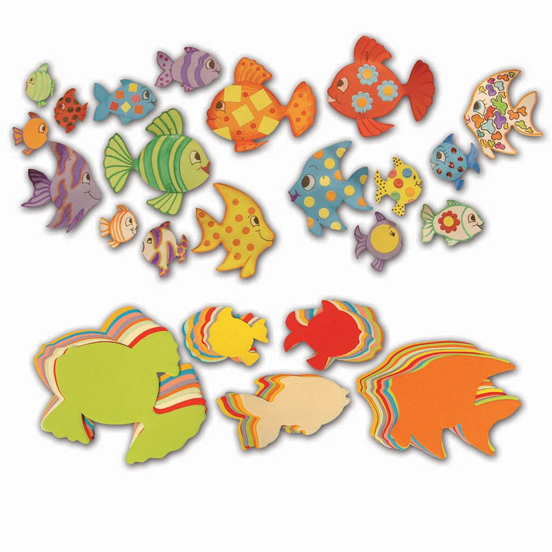 Mini Paper Fish pk 100