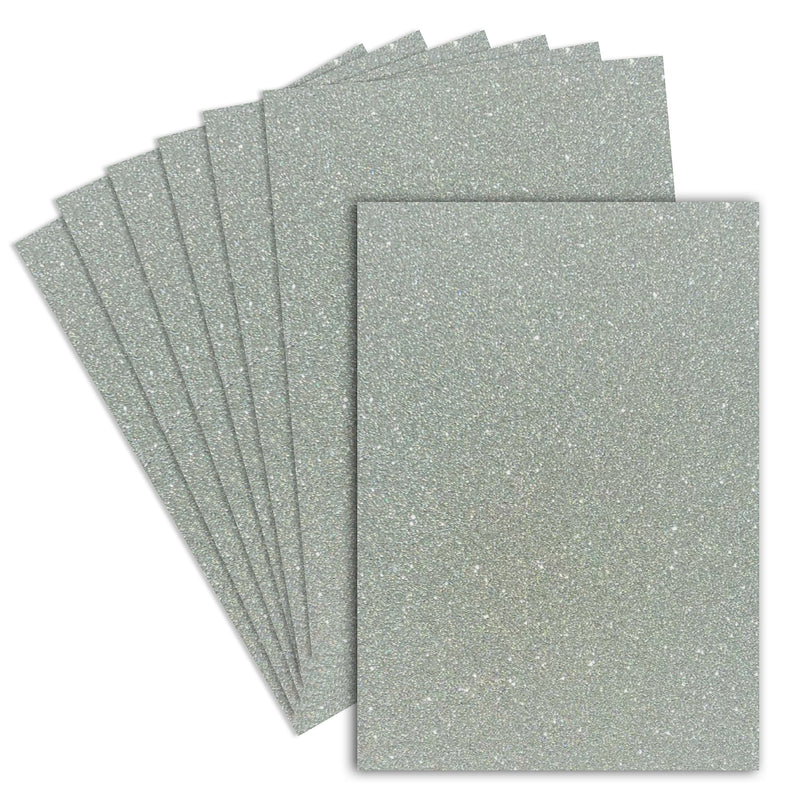 A4 Coloured Glitter Card 230gsm (Pack of 10 Sheets)