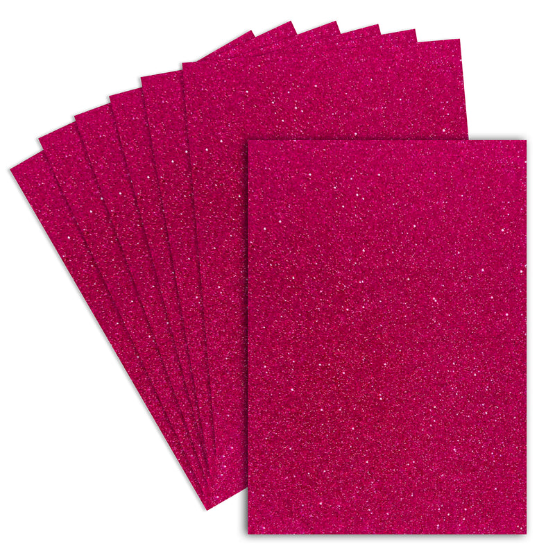 A4 Coloured Glitter Card 230gsm (Pack of 10 Sheets)