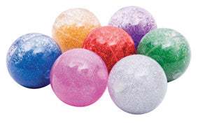 Sensory Rainbow Glitter Balls pk 7