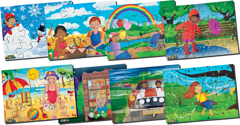 All Kinds of Weather Jigsaw Set pk 8