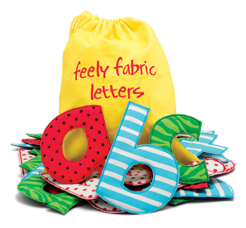 Feely Fabric Letters pk 26