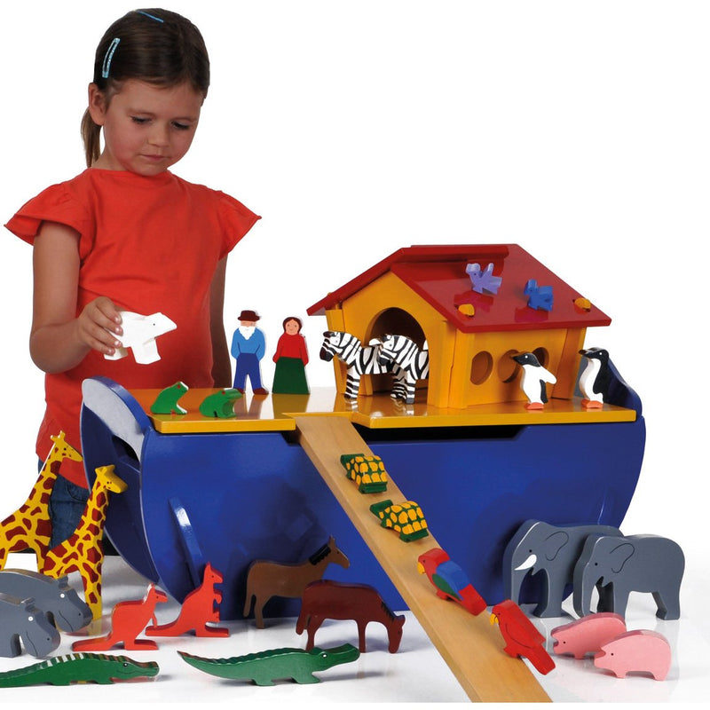 Wooden-Noah's-Ark-Play-Set-