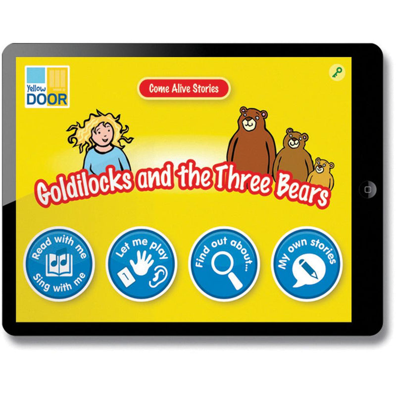 Come-Alive-Traditional-Tales-App---Goldilocks-and-the-Three-Bears-(Single-Licence)-