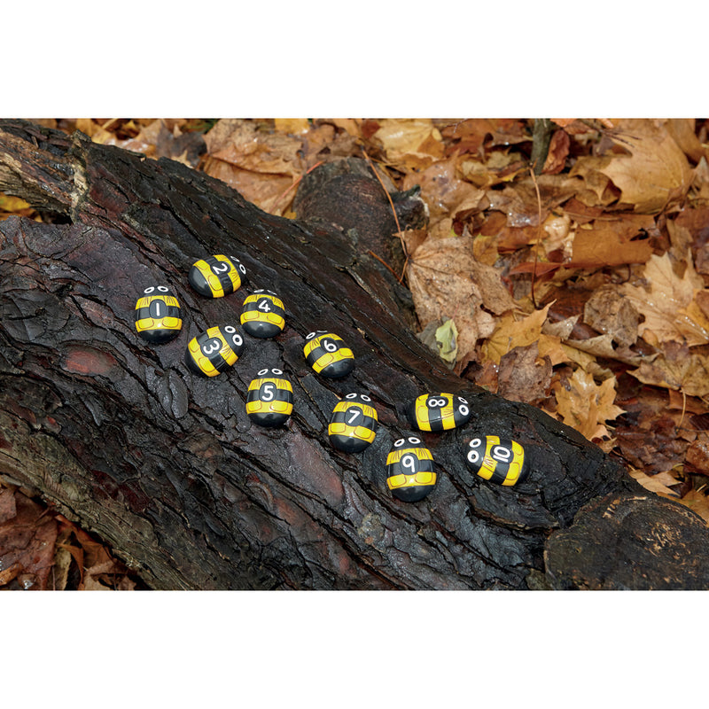 Honey Bee Number Stones pk 20