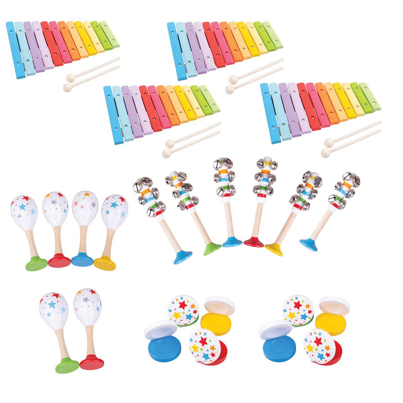 Wooden Pre-School Music Set