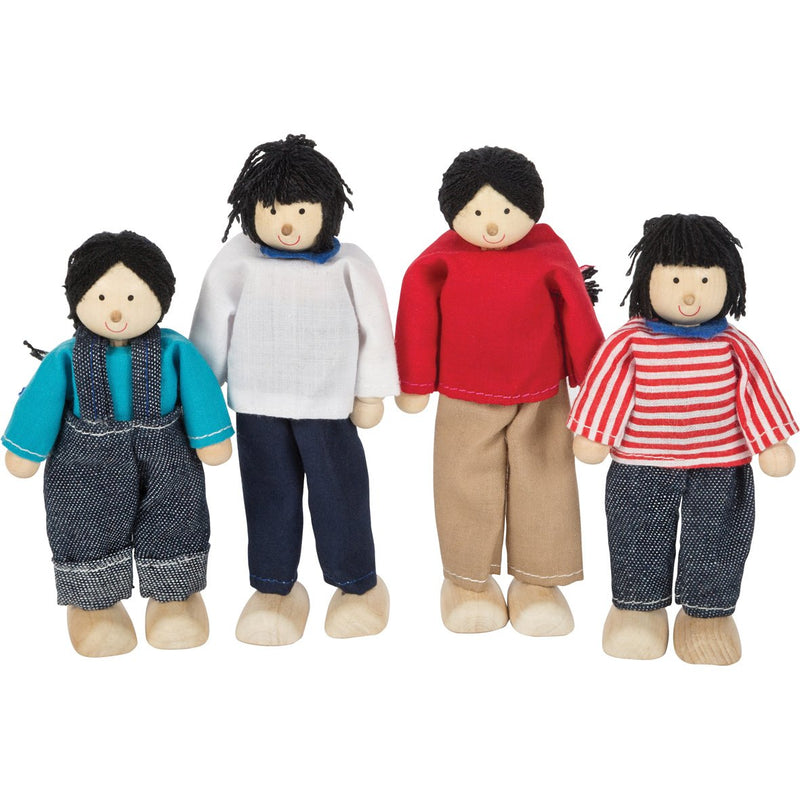 Asian Family Doll Set pk 4