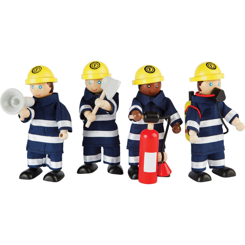 Fire Fighters Doll Set pk 4
