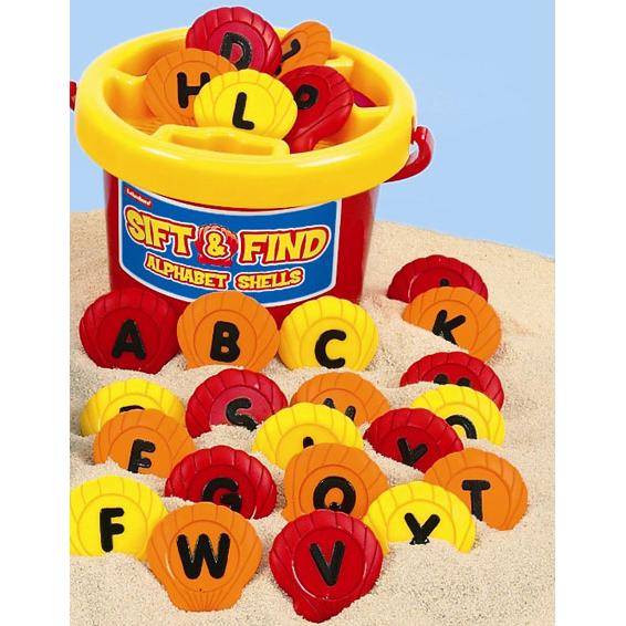 Sift and Find Alphabet Shells pk 26