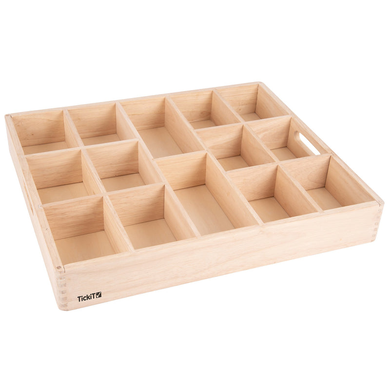 Wooden Sorting Tray
