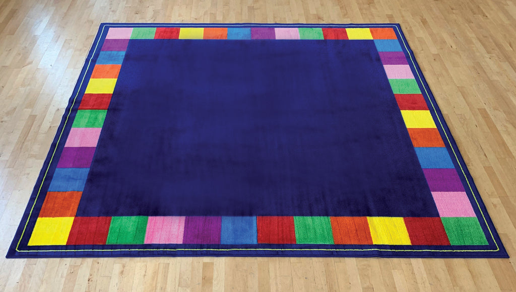 Springboard Rug Kinder™ Rainbow Play Rug