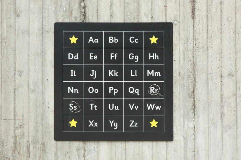 Outdoor - Alphabet Chalkboard